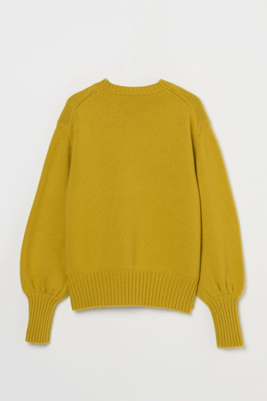 humoresque - cashmere pullover - yellow