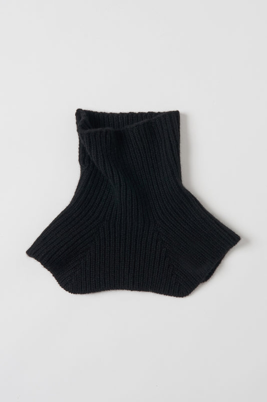 humoresque - turtle neck collar - black