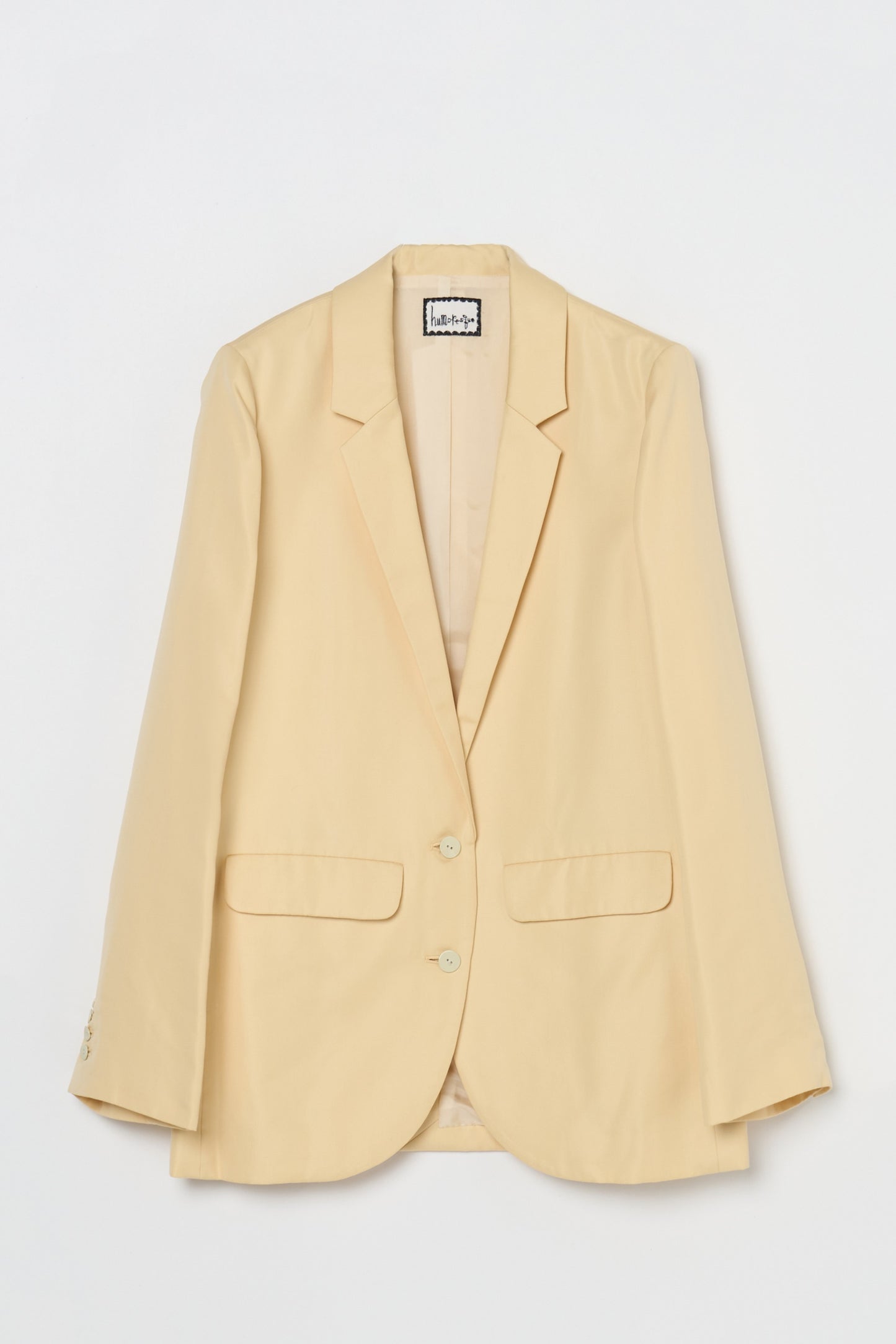 humoresque - tailored jacket - egg