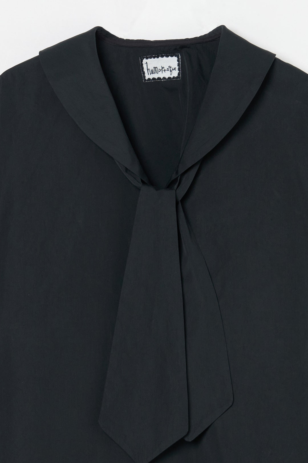 humoresque - bow-tie blouse - balck