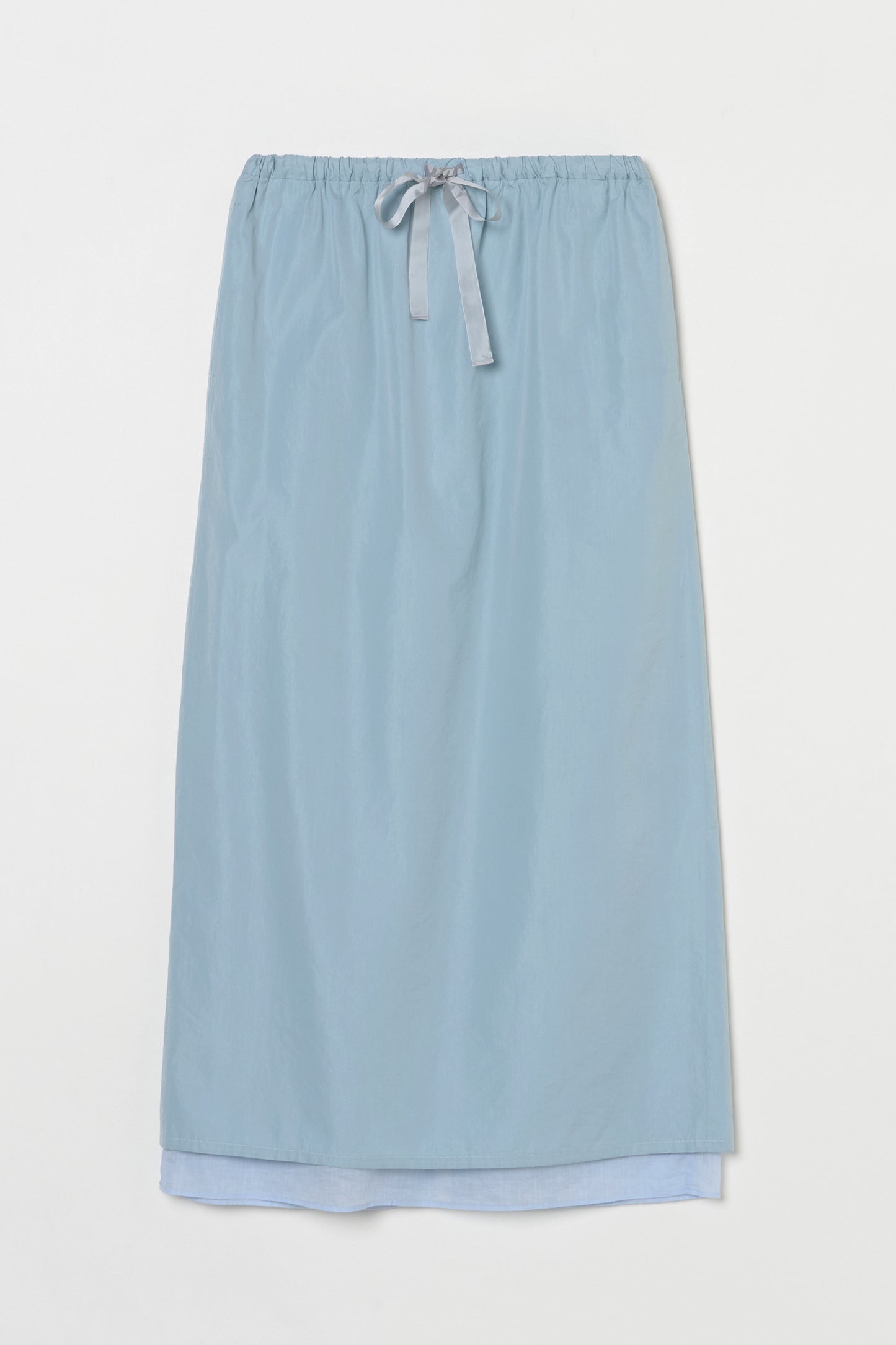 humoresque - layered skirt - blue gray