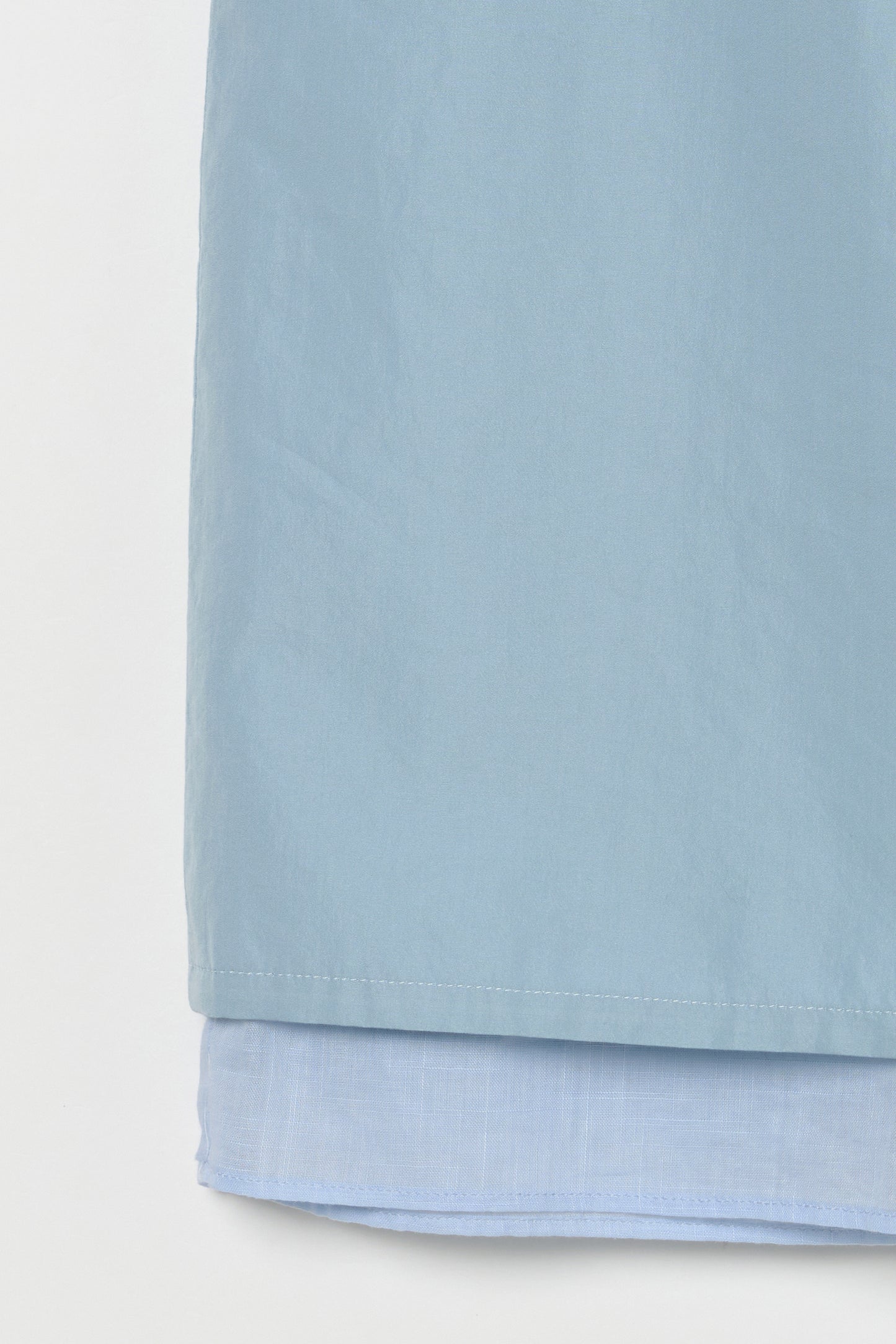 humoresque - layered skirt - blue gray