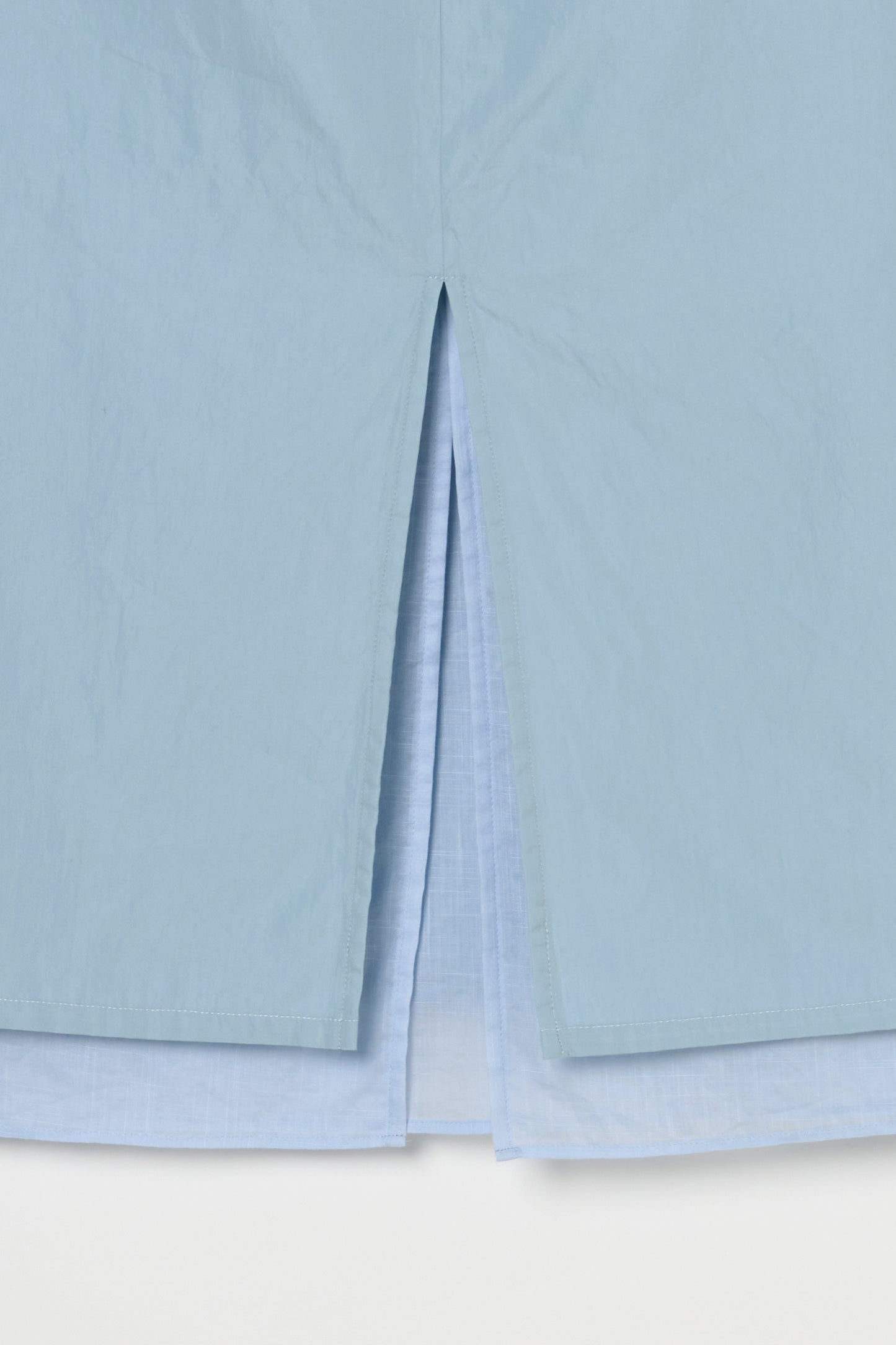 humoresque - layered skirt - blue gray