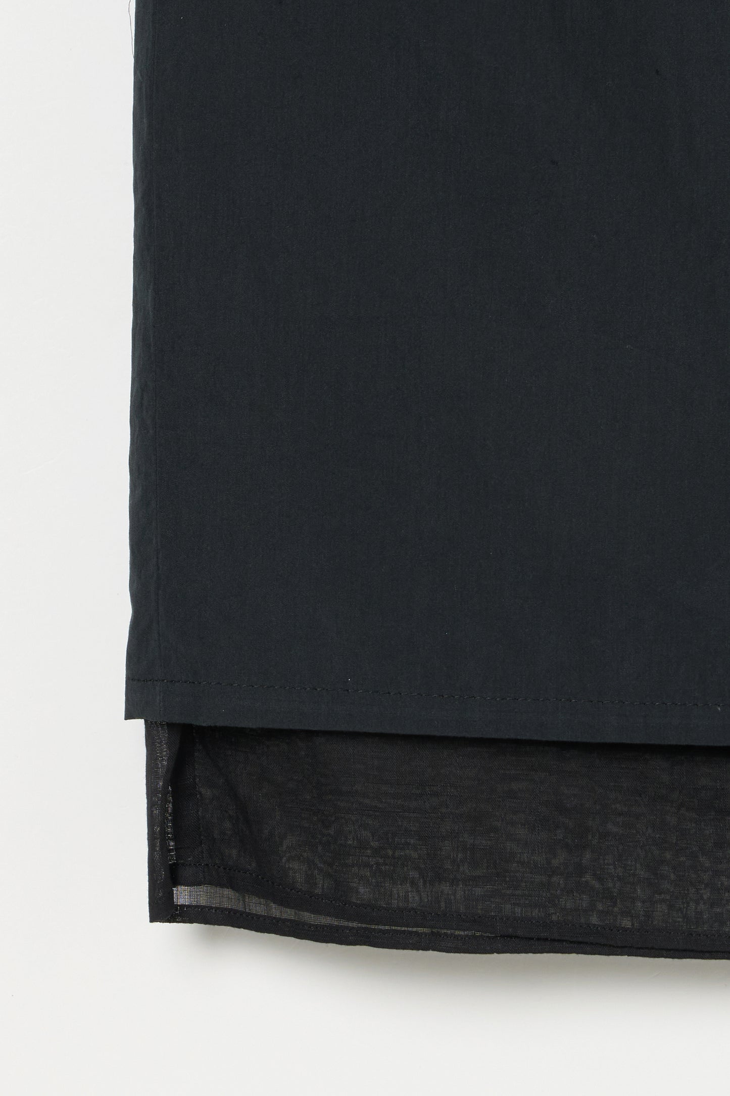 humoresque - layered skirt - balck