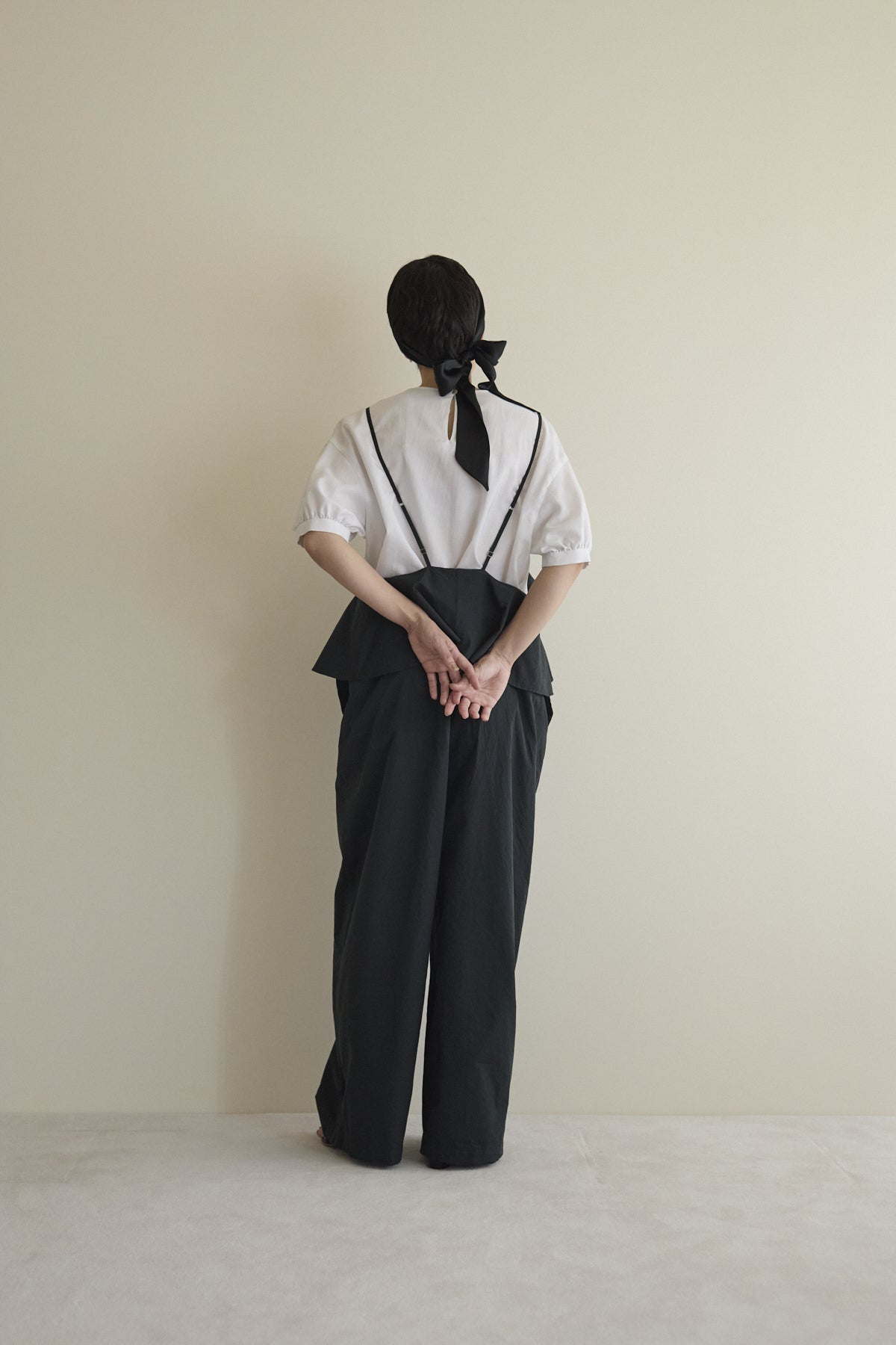 humoresque - petal salopettes - balck