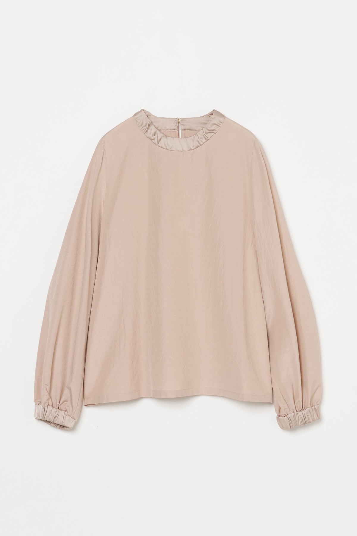 humoresque - puff sleeve pullover - nude