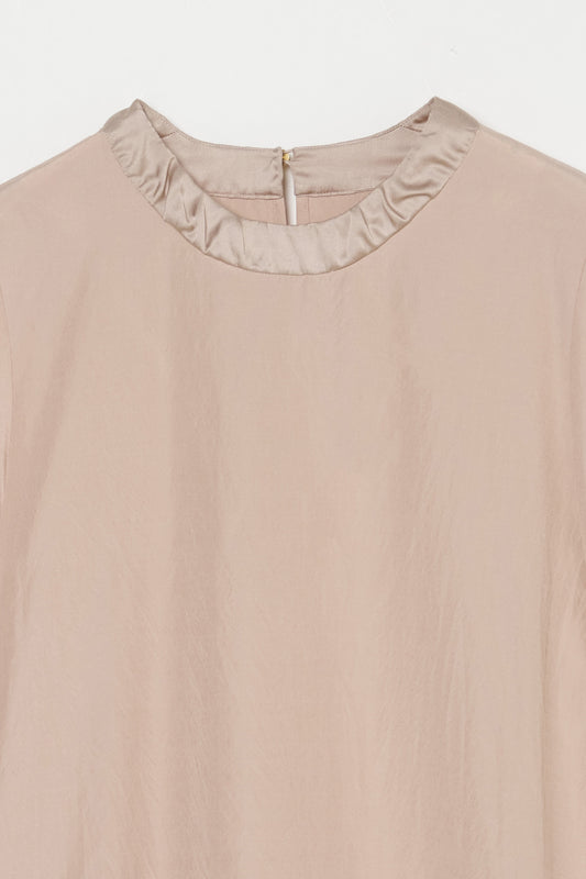 humoresque - puff sleeve pullover - nude