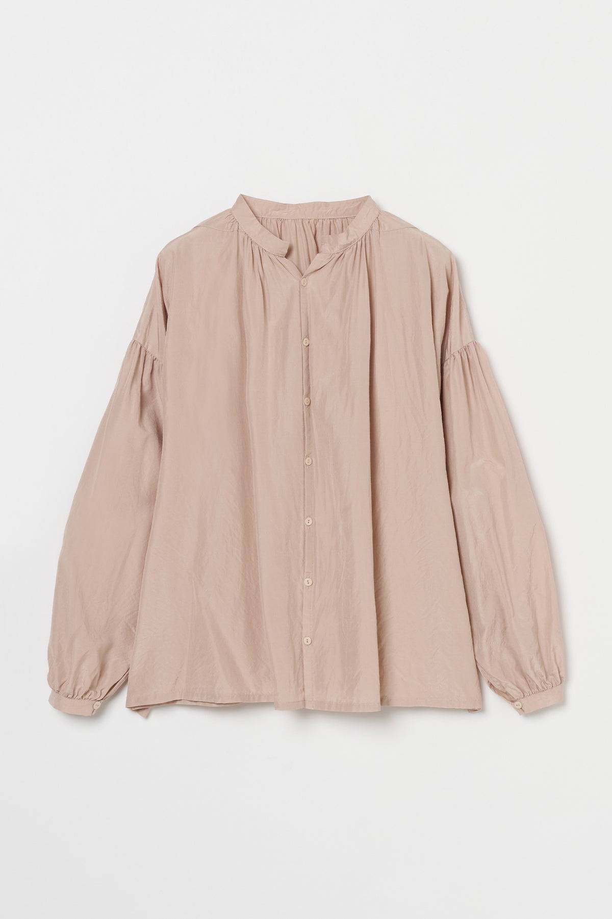 humoresque - gather blouse - nude