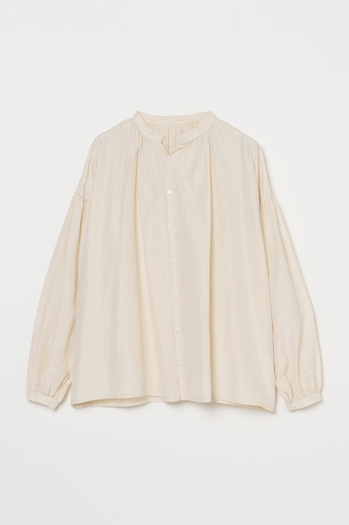humoresque - gather blouse - natural