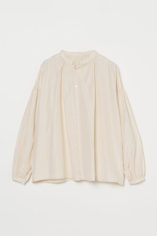 humoresque - gather blouse - natural
