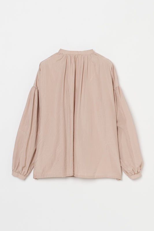 humoresque - gather blouse - nude