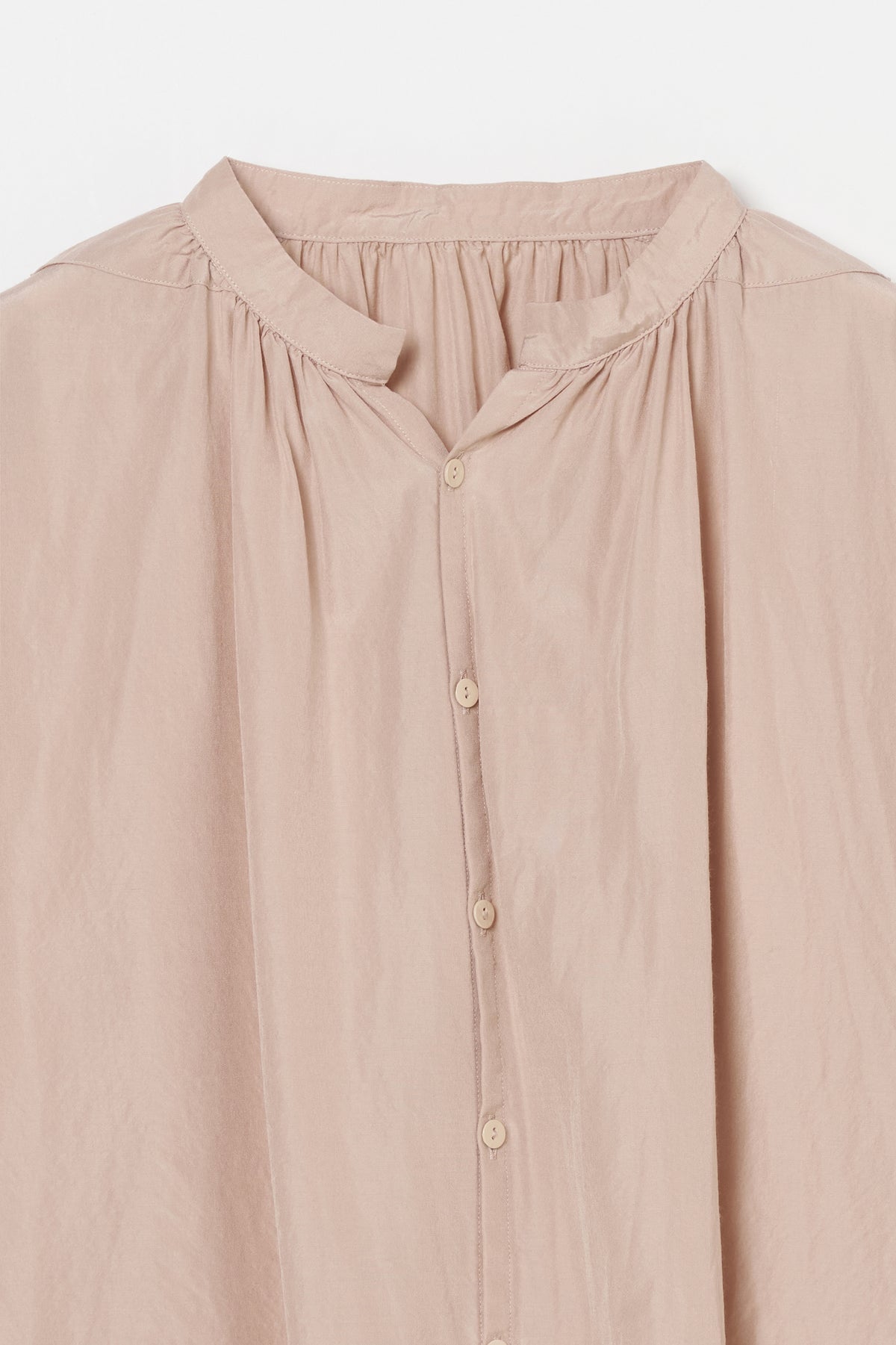 humoresque - gather blouse - nude