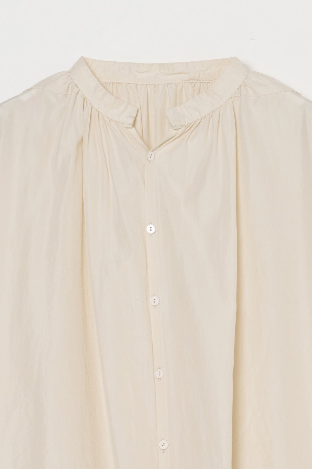 humoresque - gather blouse - natural