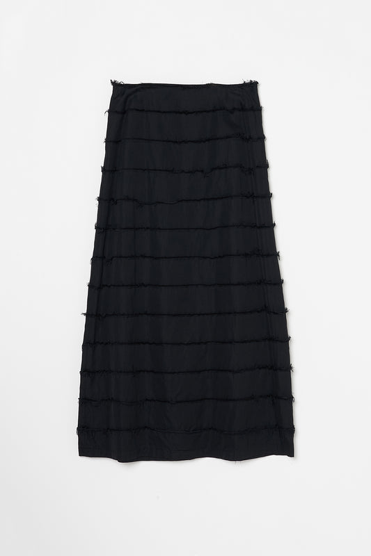 humoresque - layered skirt - black