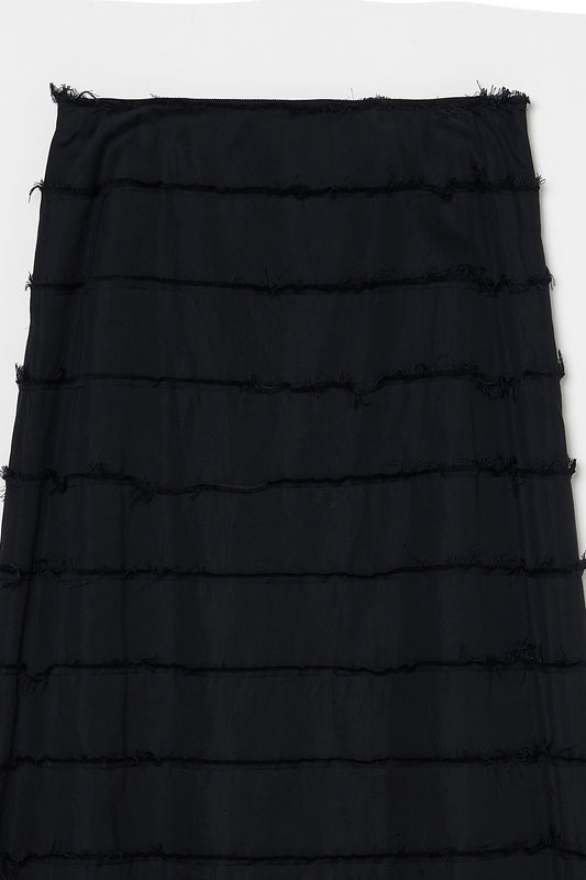 humoresque - layered skirt - black