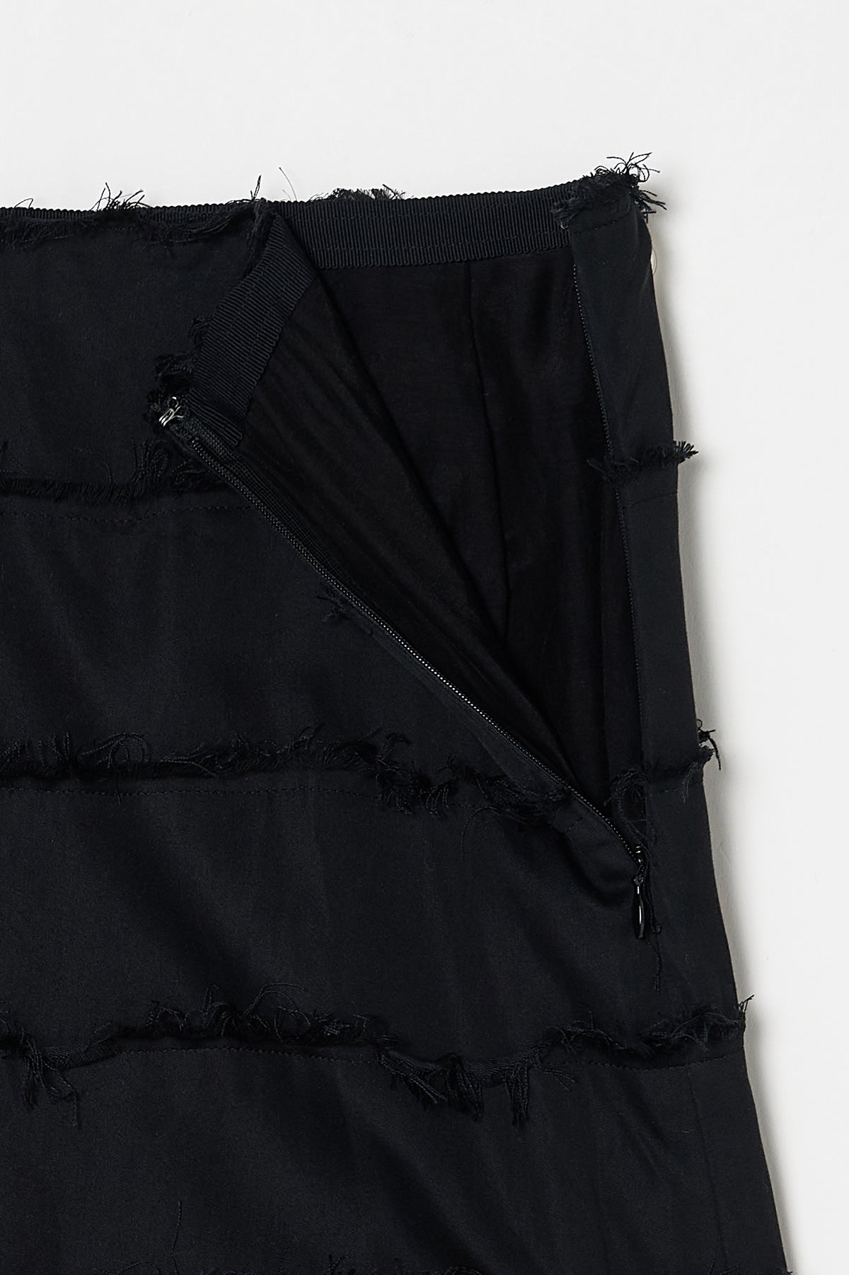 humoresque - layered skirt - black