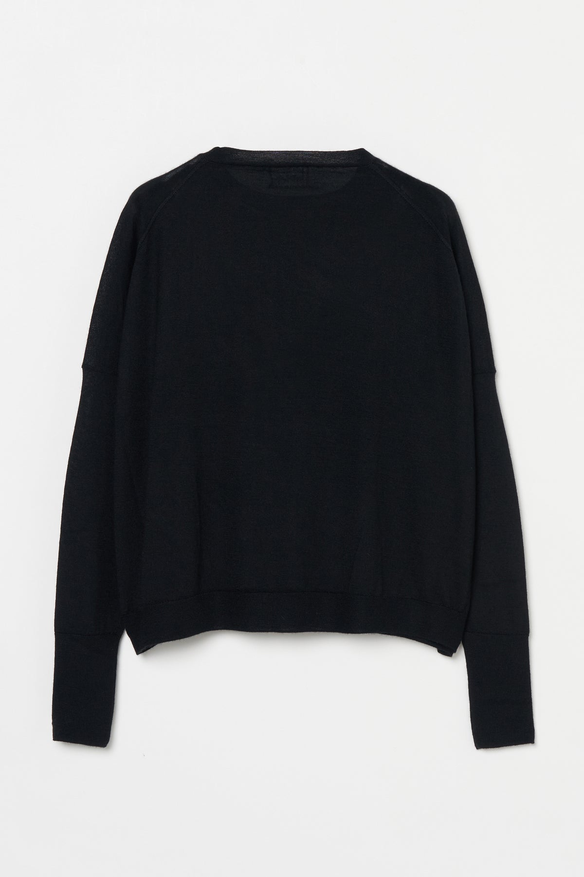 humoresque - sail crewneck knit - black