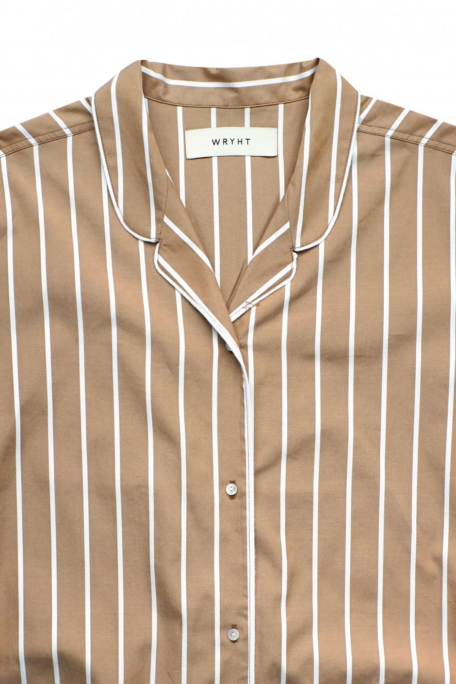 WRYHT - NIGHT SUITS MAXI LENGTH - WHEAT STRIPE