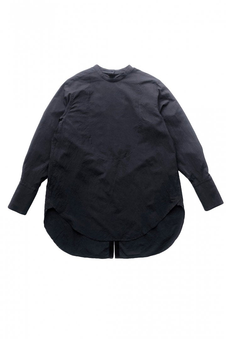 humoresque - LONG CUFFS SHIRT - NAVY