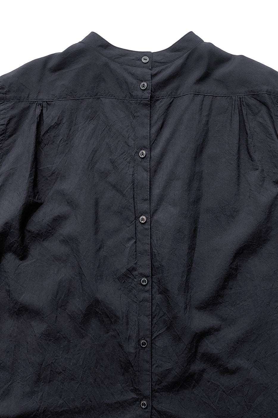 humoresque - LONG CUFFS SHIRT - NAVY