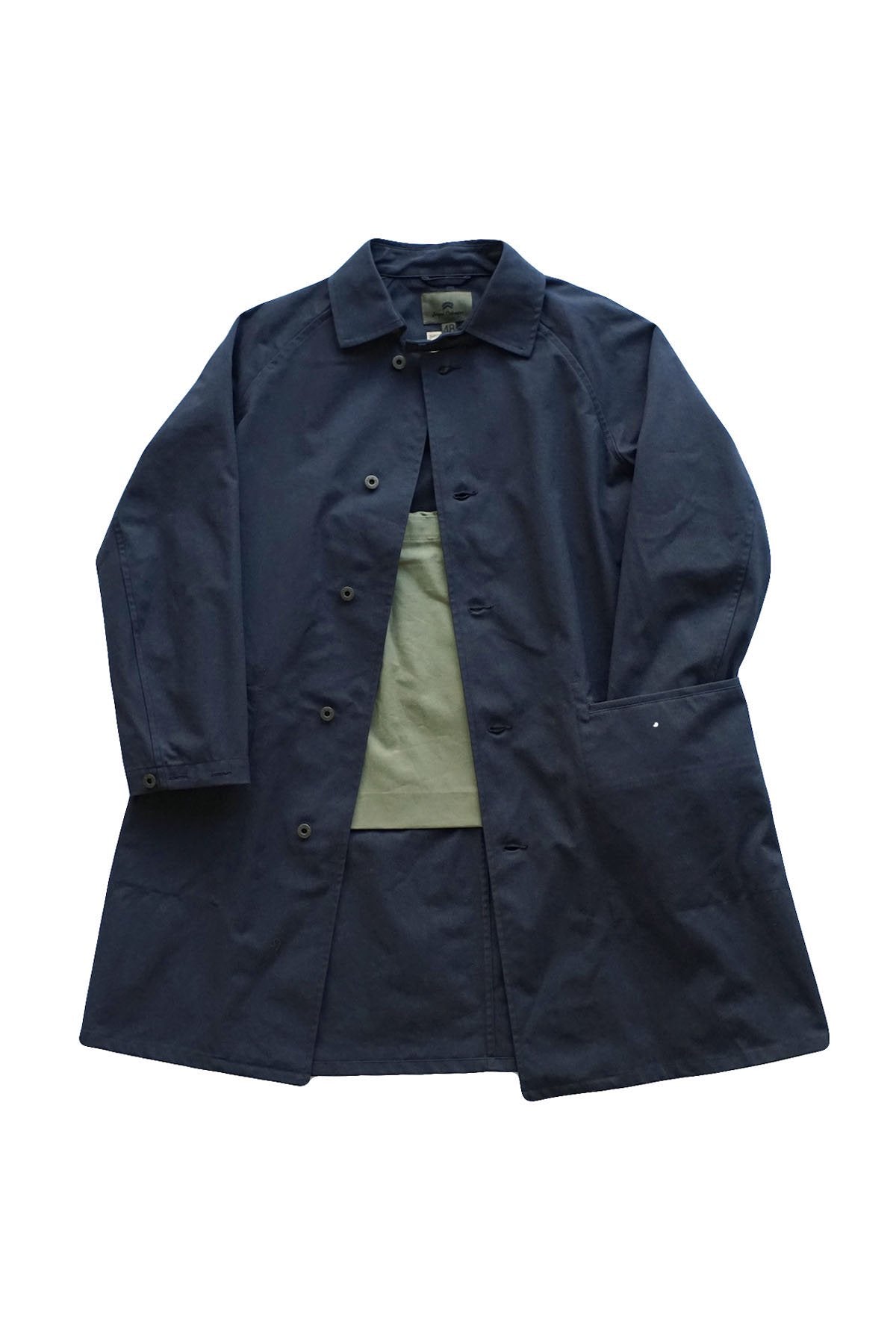 Nigel Cabourn - PACKABLE COAT - HALF TEX DEEP BLACK