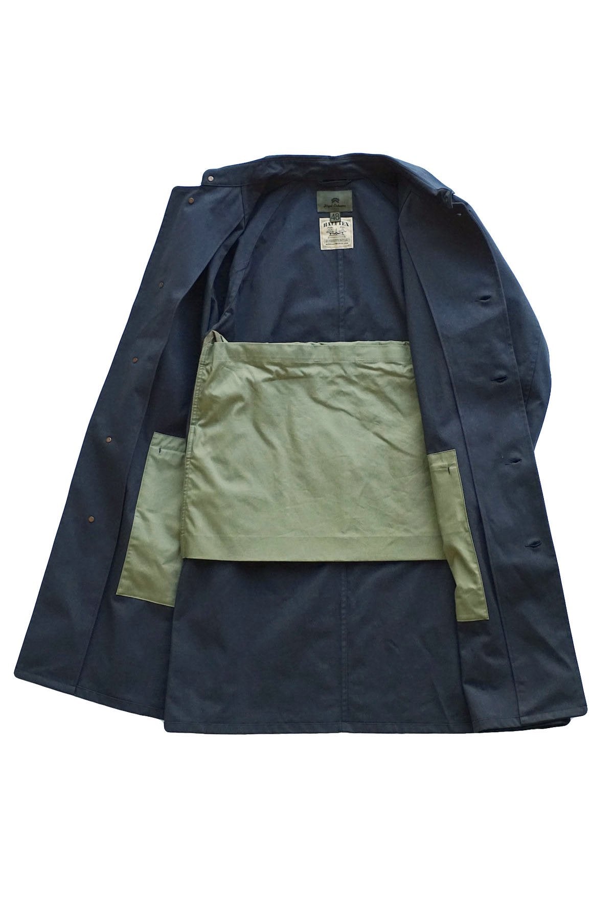 Nigel Cabourn - PACKABLE COAT - HALF TEX DEEP BLACK