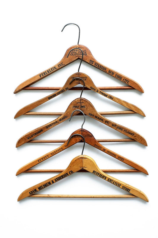 1950s~1970s VINTAGE WOODEN HANGER - 003