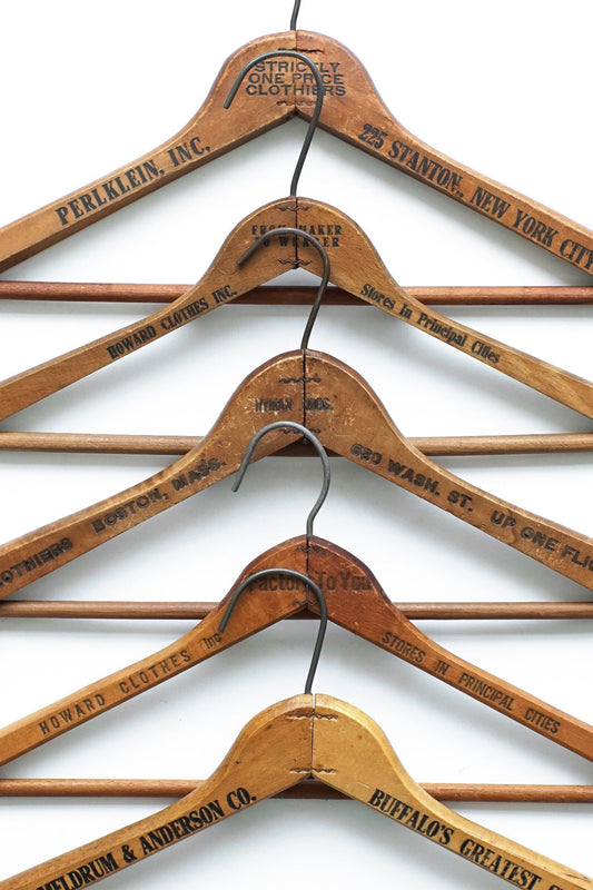 1950s~1970s VINTAGE WOODEN HANGER - 003