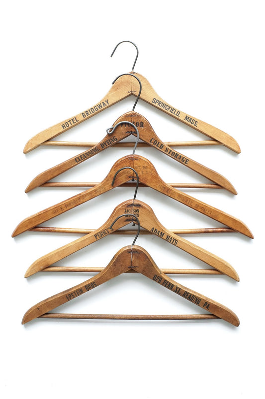 1950s~1970s VINTAGE WOODEN HANGER - 005