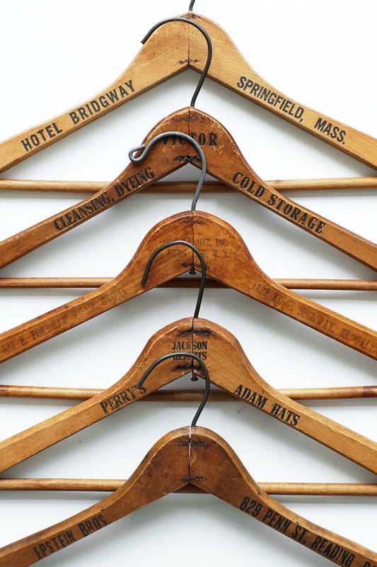 1950s~1970s VINTAGE WOODEN HANGER - 005