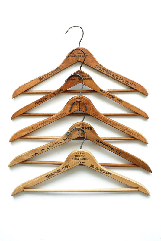 1950s~1970s VINTAGE WOODEN HANGER - 006