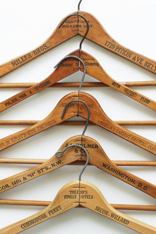 1950s~1970s VINTAGE WOODEN HANGER - 006