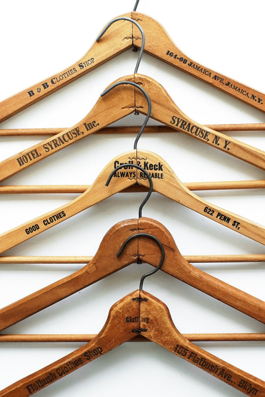 1950s~1970s VINTAGE WOODEN HANGER - 007