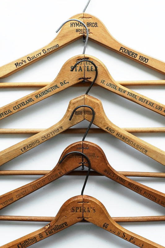 1950s~1970s VINTAGE WOODEN HANGER - 008