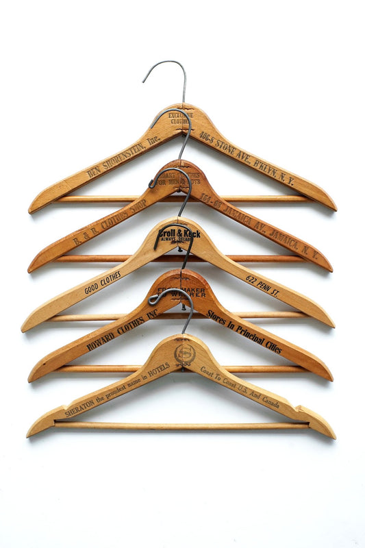 1950s~1970s VINTAGE WOODEN HANGER - 009