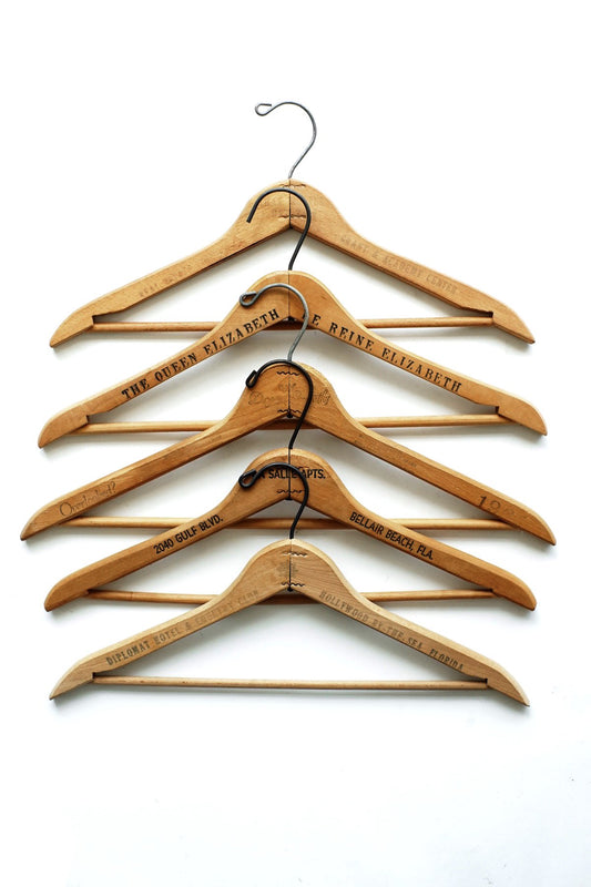 1950s~1970s VINTAGE WOODEN HANGER - 010