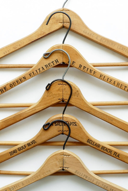 1950s~1970s VINTAGE WOODEN HANGER - 010