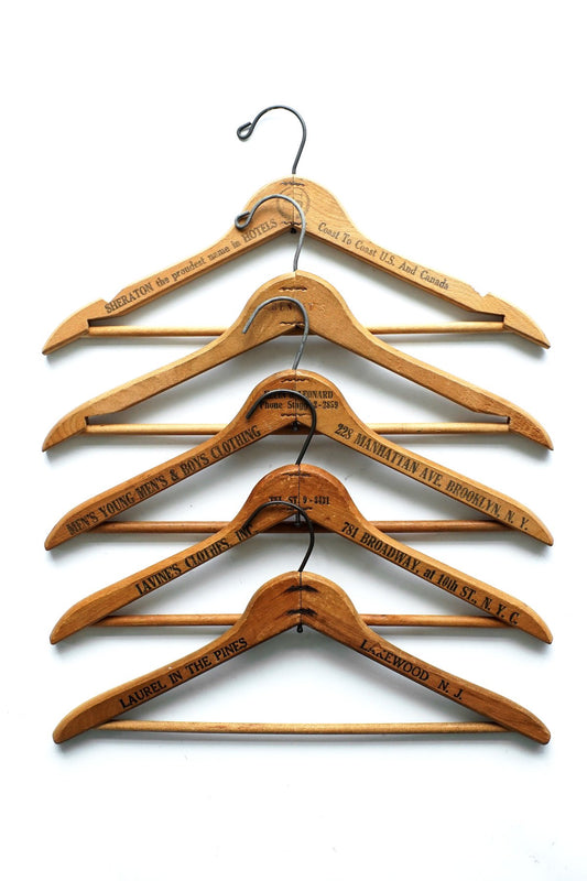 1950s~1970s VINTAGE WOODEN HANGER - 011