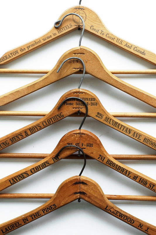 1950s~1970s VINTAGE WOODEN HANGER - 011