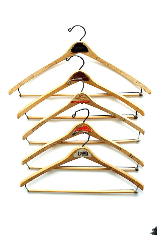 1950s~1970s VINTAGE WOODEN HANGER - 012