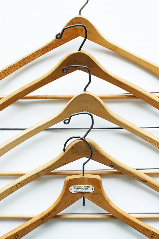 1950s~1970s VINTAGE WOODEN HANGER - 013