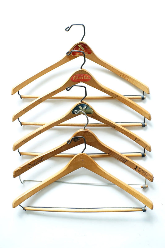 1950s~1970s VINTAGE WOODEN HANGER - 014