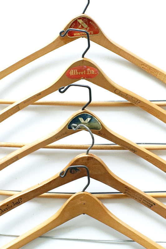 1950s~1970s VINTAGE WOODEN HANGER - 014