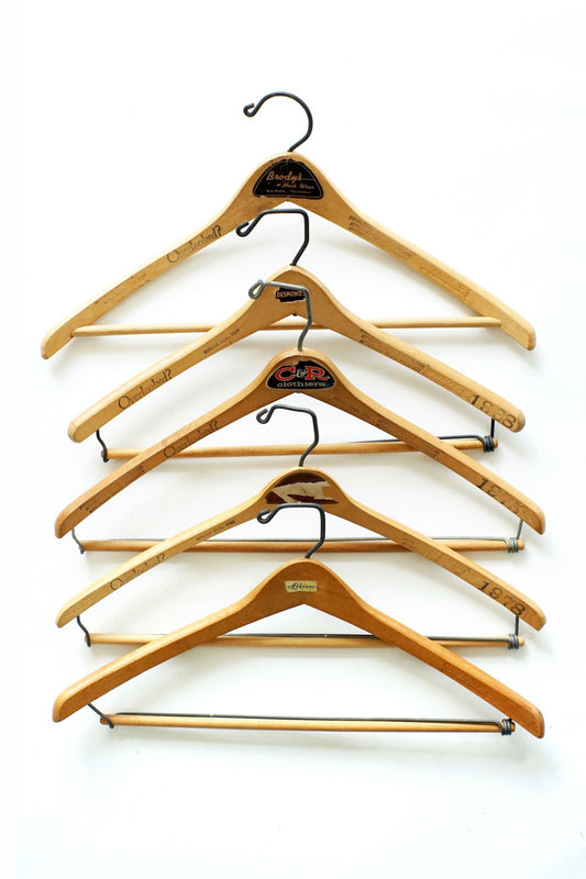 1950s~1970s VINTAGE WOODEN HANGER - 015