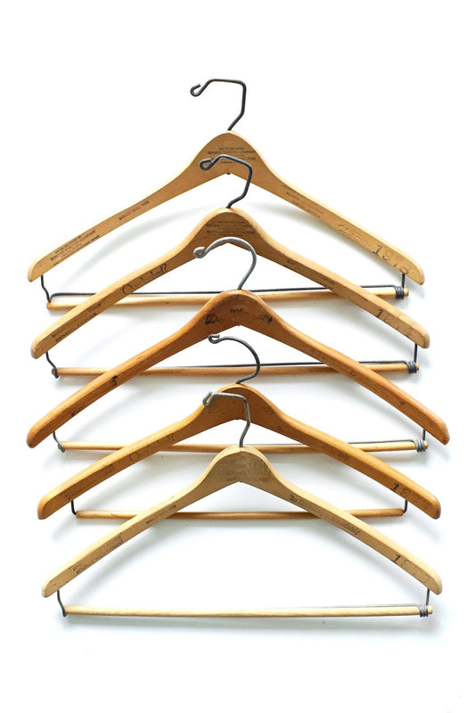 1950s~1970s VINTAGE WOODEN HANGER - 018
