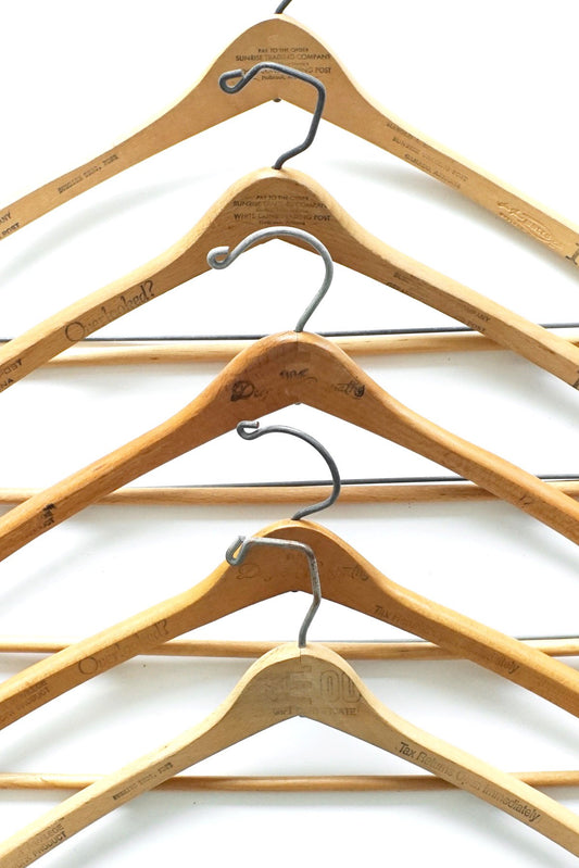 1950s~1970s VINTAGE WOODEN HANGER - 018