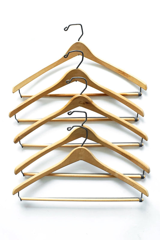 1950s~1970s VINTAGE WOODEN HANGER - 019