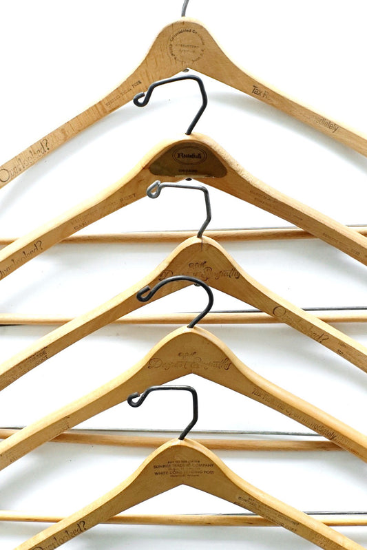 1950s~1970s VINTAGE WOODEN HANGER - 020