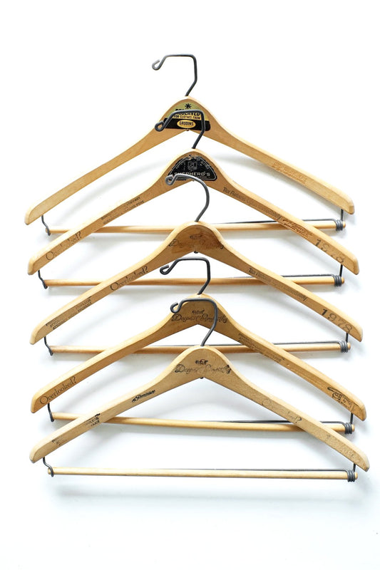 1950s~1970s VINTAGE WOODEN HANGER - 021