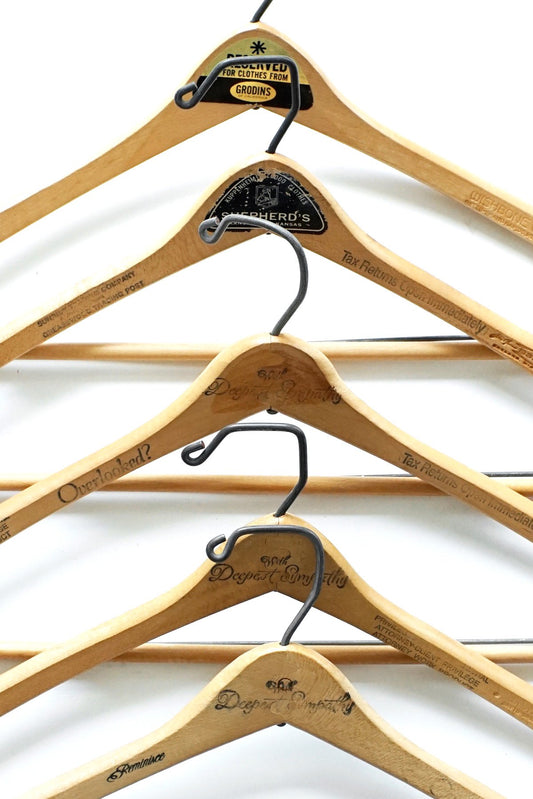 1950s~1970s VINTAGE WOODEN HANGER - 021